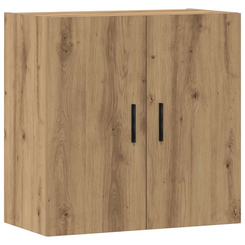 Armadietto a Muro Rovere Artigianale 60x31x60 cm in Truciolato