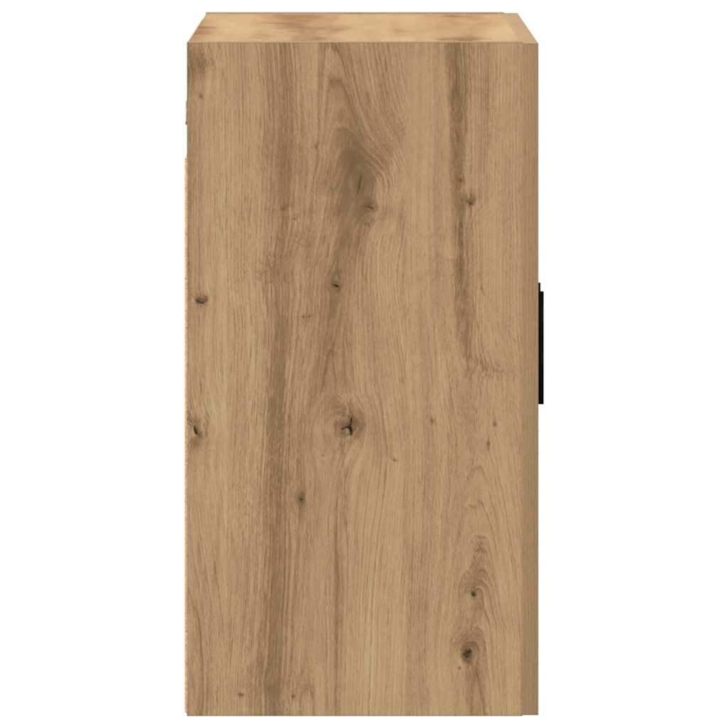 Armadietto a Muro Rovere Artigianale 60x31x60 cm in Truciolato