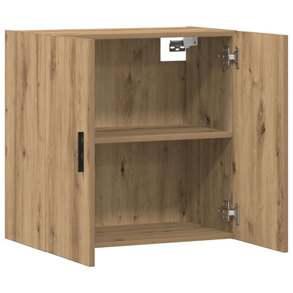 Armadietto a Muro Rovere Artigianale 60x31x60 cm in Truciolato
