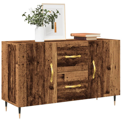 Credenza Legno Antico 100x36x60 cm in Legno Multistrato - homemem39