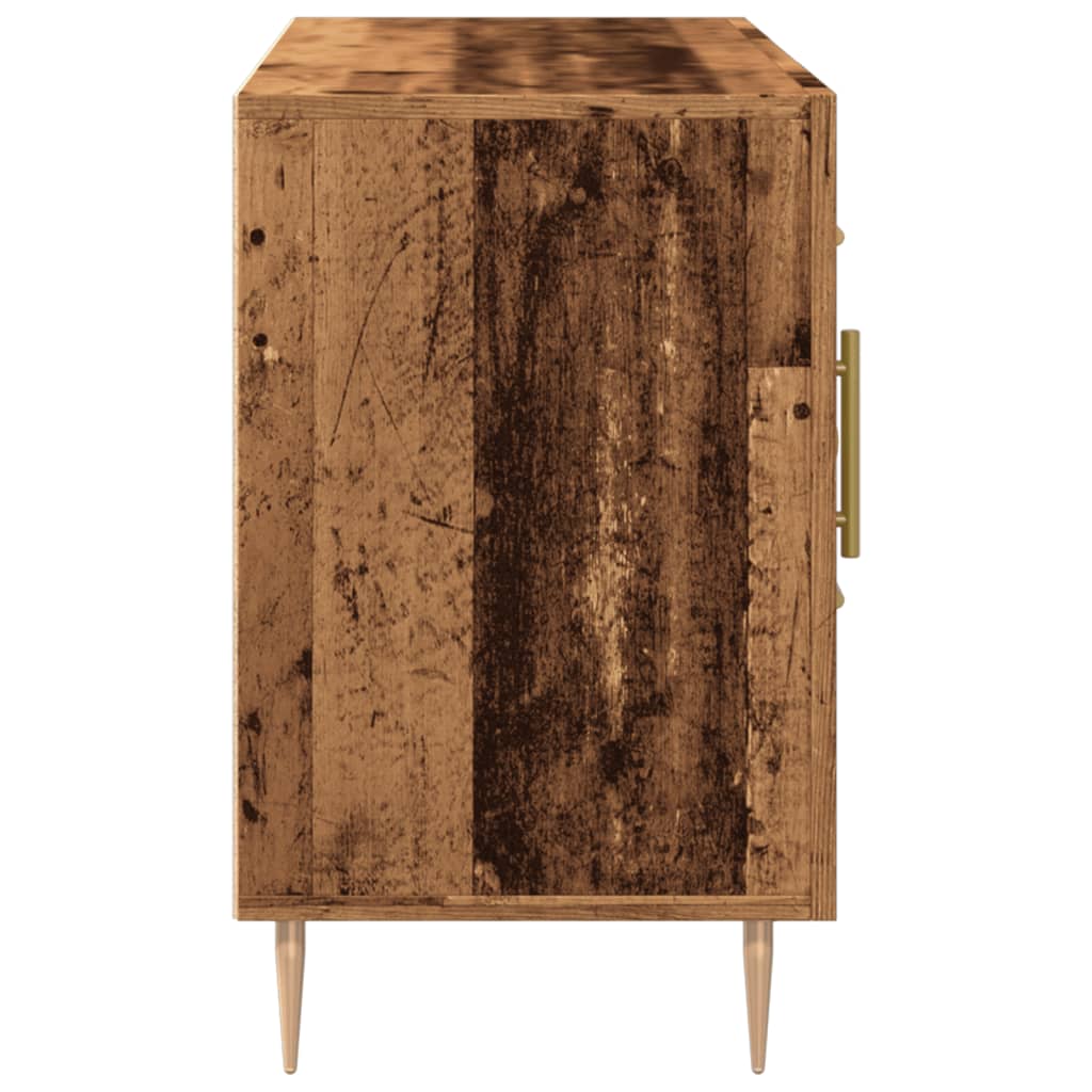 Credenza Legno Antico 100x36x60 cm in Legno Multistrato - homemem39