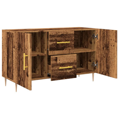 Credenza Legno Antico 100x36x60 cm in Legno Multistrato - homemem39