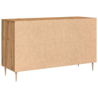 Credenza Rovere Artigianale 100x36x60 cm in Legno Multistrato - homemem39