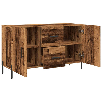 Credenza Legno Antico 100x36x60 cm in Legno Multistrato - homemem39