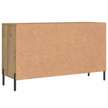 Credenza Rovere Artigianale 100x36x60 cm in Legno Multistrato