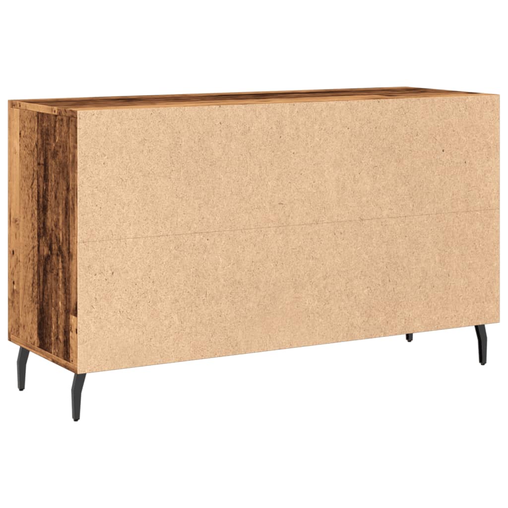 Credenza Legno Antico 100x36x60 cm in Legno Multistrato - homemem39