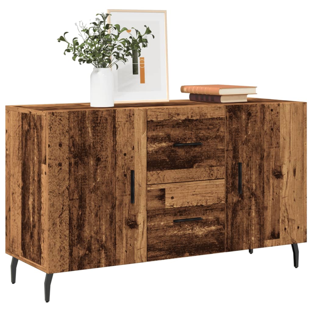 Credenza Legno Antico 100x36x60 cm in Legno Multistrato - homemem39