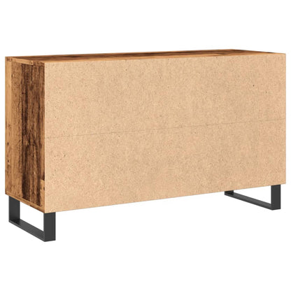 Credenza Legno Antico 100x36x60 cm in Legno Multistrato - homemem39