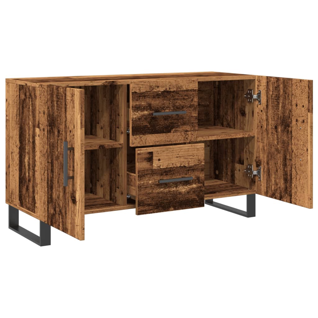 Credenza Legno Antico 100x36x60 cm in Legno Multistrato - homemem39