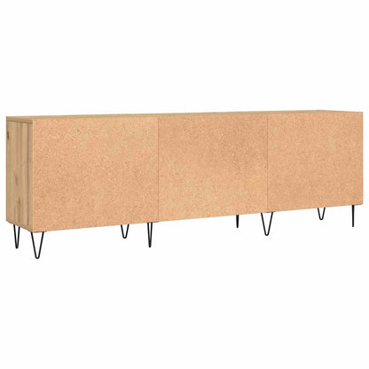 Mobile Porta TV Rovere Artigianale 150x30x50cm in Truciolato