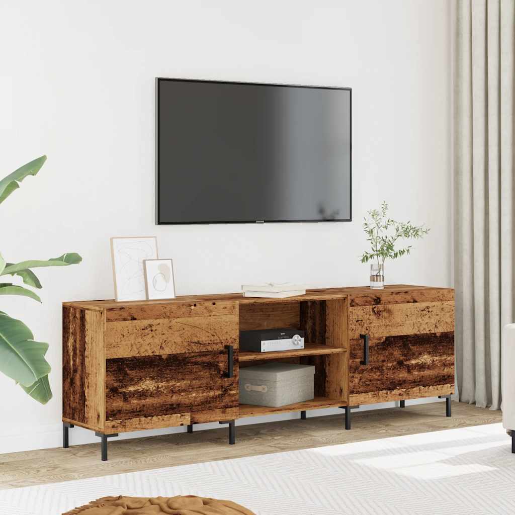 Mobile Porta TV Legno Antico 150x30x50 cm in Truciolato - homemem39