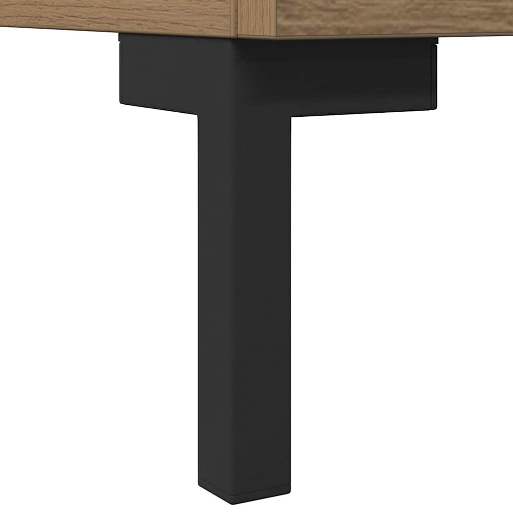 Mobile Porta TV Rovere Artigianale 150x30x50cm in Truciolato