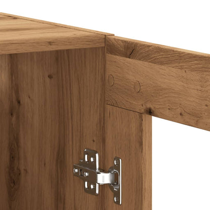 Credenza Rovere Artigianale 69,5x34x90 cm in Legno Multistrato - homemem39