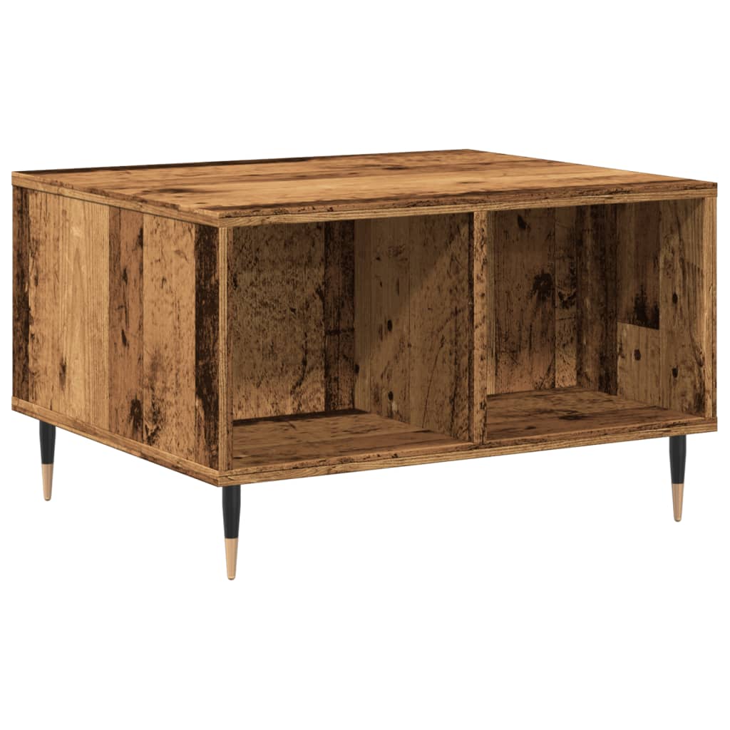 Tavolino da Salotto Legno Antico 60x50x36,5cm Legno Multistrato | homemem39