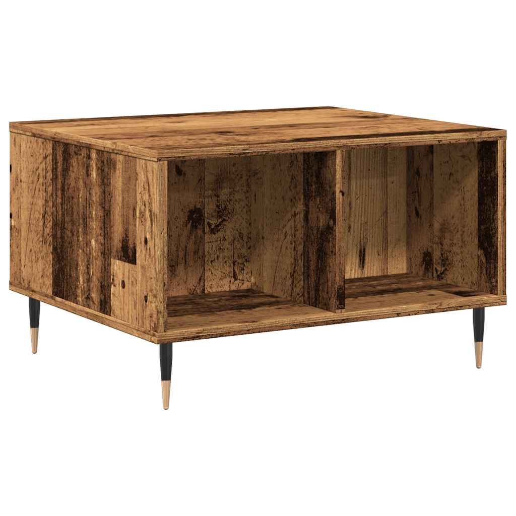 Tavolino da Salotto Legno Antico 60x50x36,5cm Legno Multistrato | homemem39