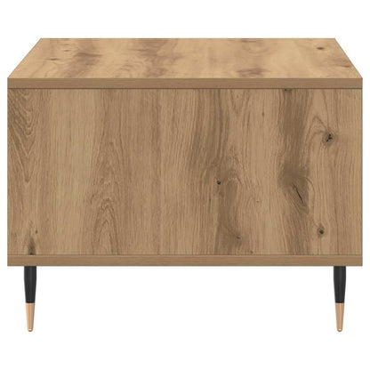 Tavolino da Salotto Rovere Artigianale 60x50x36,5cm Multistrato | homemem39