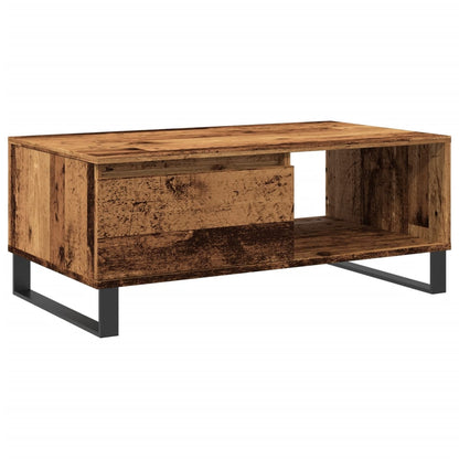 Tavolino da Salotto Legno Antico 90x50x36,5 cm in Truciolato | homemem39