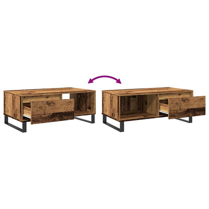 Tavolino da Salotto Legno Antico 90x50x36,5 cm in Truciolato | homemem39