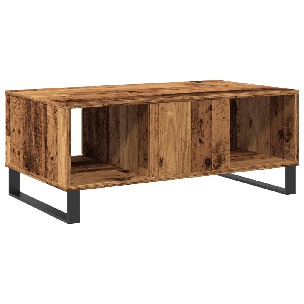 Tavolino da Salotto Legno Antico 90x50x36,5 cm in Truciolato | homemem39