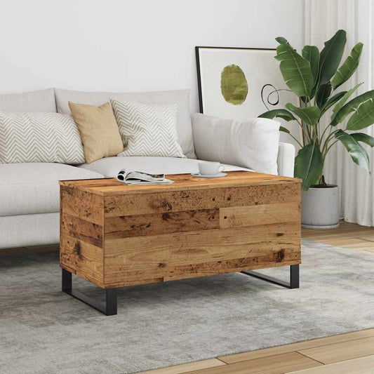 Tavolino da Salotto Legno Antico 90x44,5x45 cm in Truciolato | homemem39