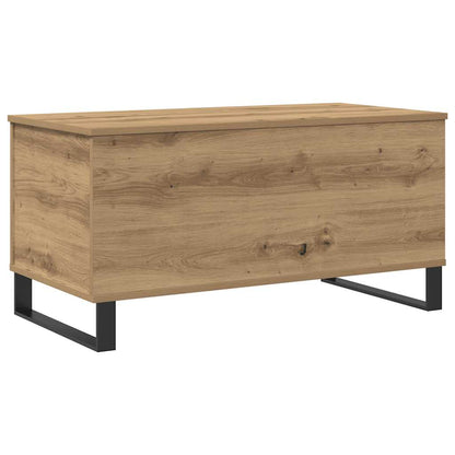 Tavolino Salotto Rovere Artigianale 90x44,5x45 cm in Truciolato | homemem39