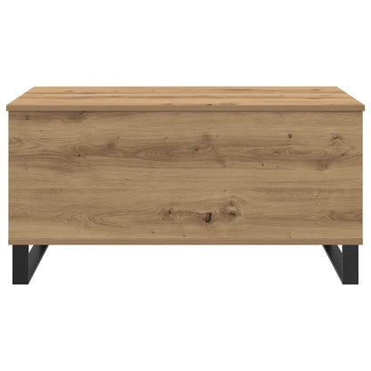 Tavolino Salotto Rovere Artigianale 90x44,5x45 cm in Truciolato | homemem39