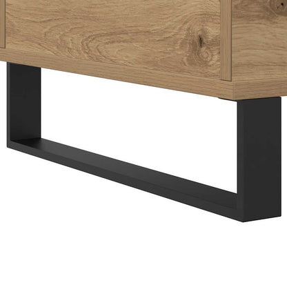 Tavolino Salotto Rovere Artigianale 90x44,5x45 cm in Truciolato | homemem39