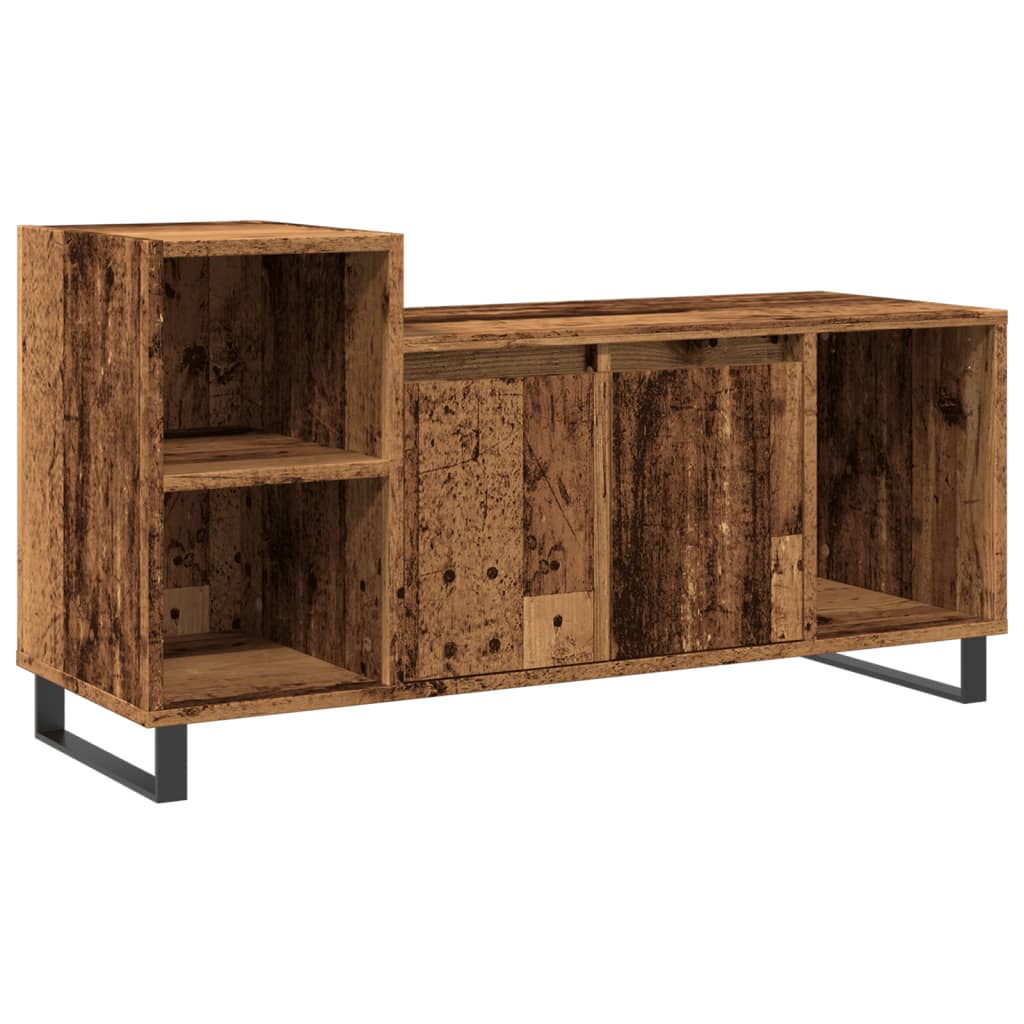 Mobile Porta TV Legno Antico 100x35x55 cm in Legno Multistrato - homemem39