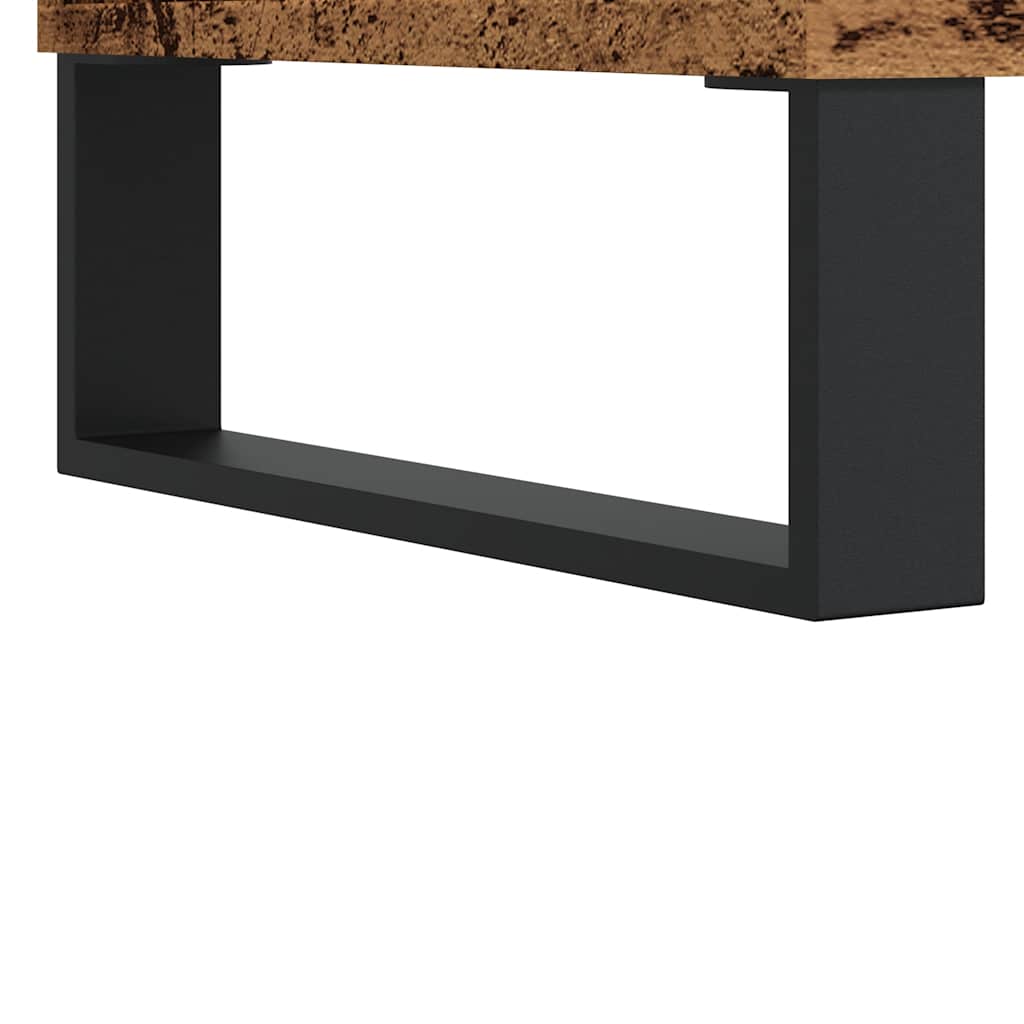 Mobile Porta TV Legno Antico 100x35x55 cm in Legno Multistrato - homemem39