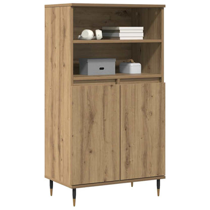 Credenza Rovere Artigianale 60x36x110 cm in Legno Multistrato - homemem39