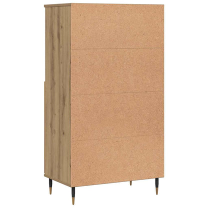 Credenza Rovere Artigianale 60x36x110 cm in Legno Multistrato - homemem39