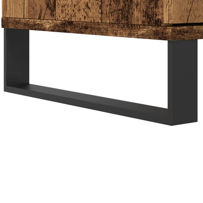 Credenza Legno Antico 60x36x110 cm in Legno Multistrato - homemem39