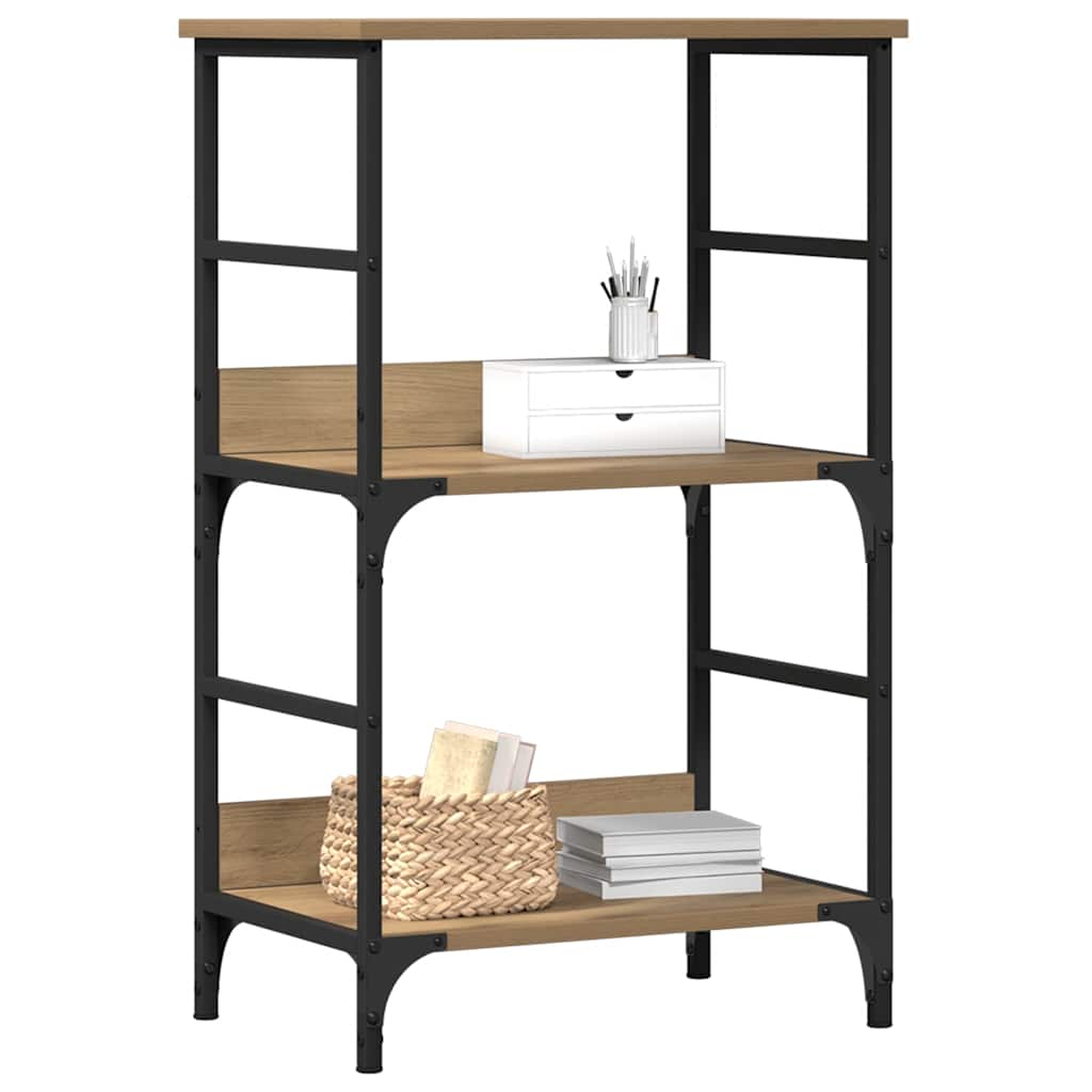 Libreria Rovere Artigianale 50x33x82 cm Legno Multistrato | homemem39