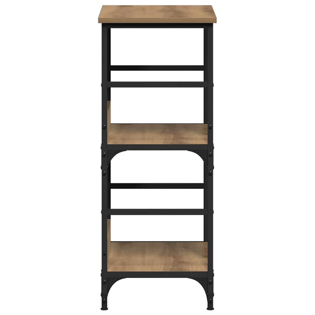 Libreria Rovere Artigianale 50x33x82 cm Legno Multistrato | homemem39