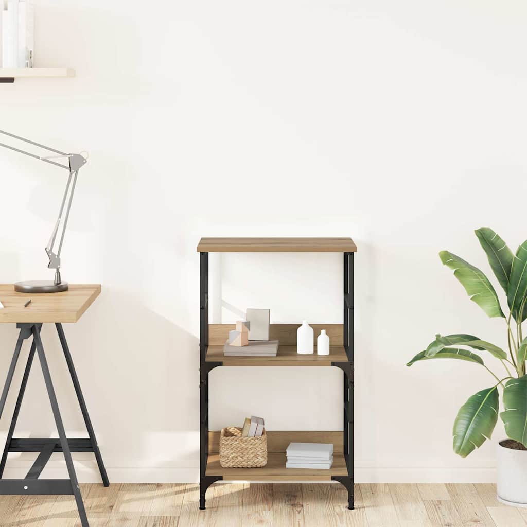 Libreria Rovere Artigianale 50x33x82 cm Legno Multistrato | homemem39