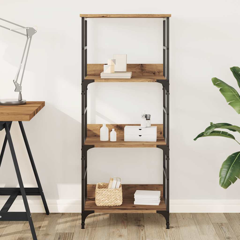 Libreria Rovere Artigianale 50x33x117,5 cm Legno Multistrato | homemem39