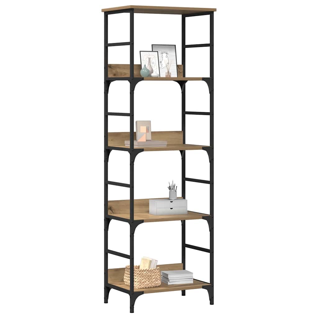 Libreria Rovere Artigianale 50x33x153 cm in Truciolato | homemem39