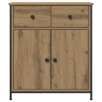 Credenza Rovere Artigianale 70x30x80 cm in Legno Multistrato - homemem39