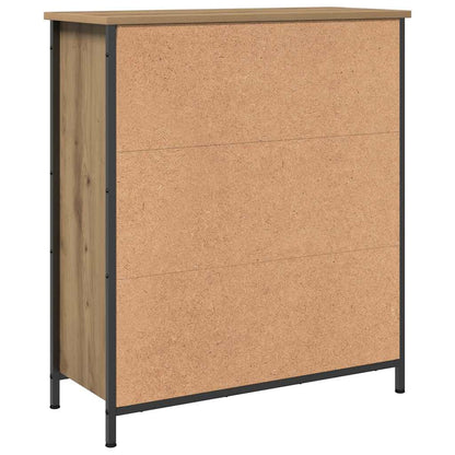 Credenza Rovere Artigianale 70x30x80 cm in Legno Multistrato - homemem39
