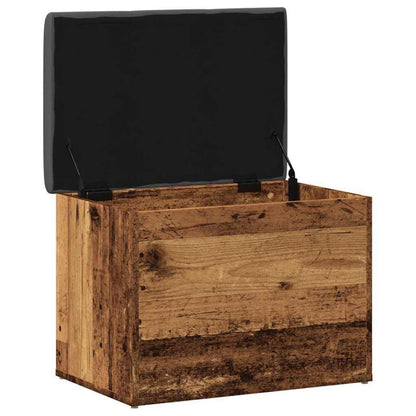 Panca Portaoggetti Legno Antico 62x42x45 cm Legno Multistrato