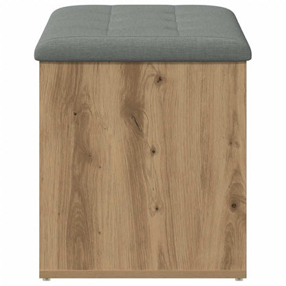 Panca contenitore artigianale in rovere 82x42x45 cm in legno ingegnerizzato | homemem39