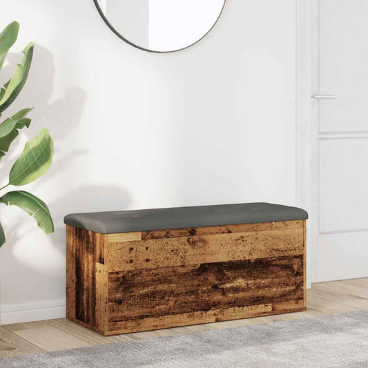 Panca Portaoggetti Legno Antico legno multistrato