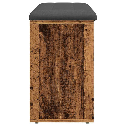 Panca Porta Scarpe Legno Antico 102x32x50 cm Legno Multistrato | homemem39