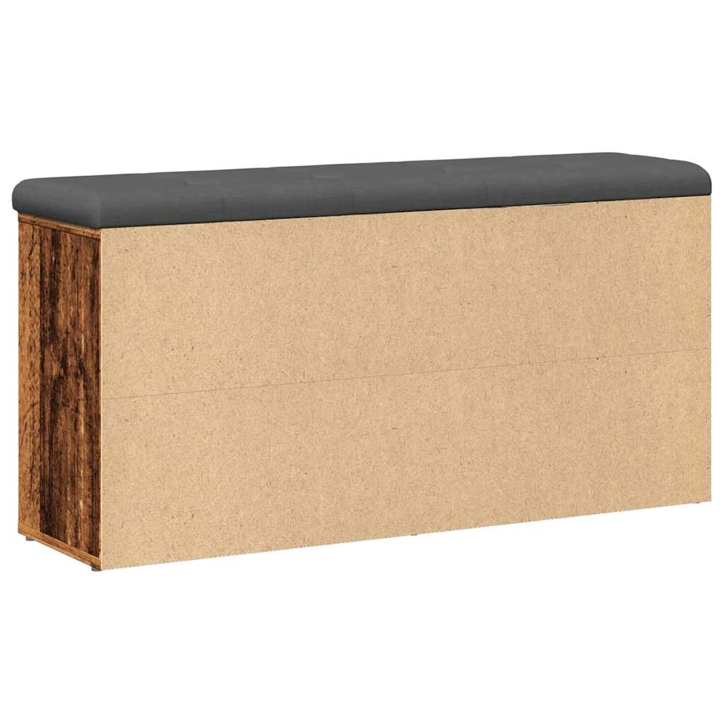 Panca Porta Scarpe Legno Antico 102x32x50 cm Legno Multistrato | homemem39