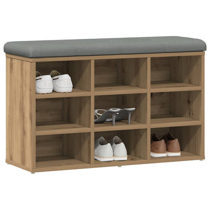 Scarpiera Rovere Artigianale 82x32x50 cm in Legno Multistrato | homemem39