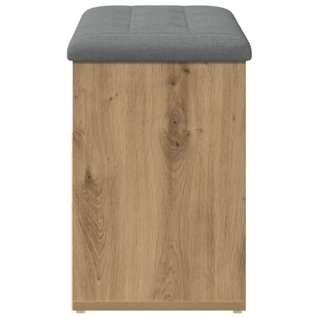 Scarpiera Rovere Artigianale 82x32x45,5 cm in Legno Multistrato