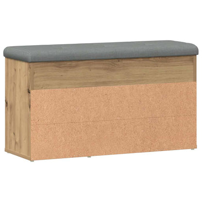 Scarpiera Rovere Artigianale 82x32x45,5 cm in Legno Multistrato
