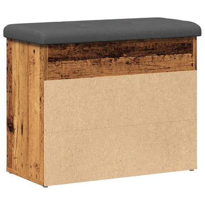 Scarpiera Legno Antico 62x32x50 cm in Legno Multistrato | homemem39