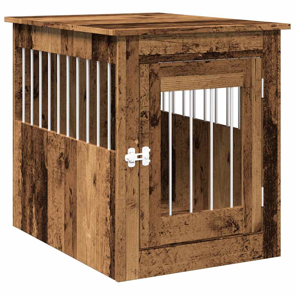 Gabbia Cani da Arredamento Legno Antico Legno Multistrato | homemem39