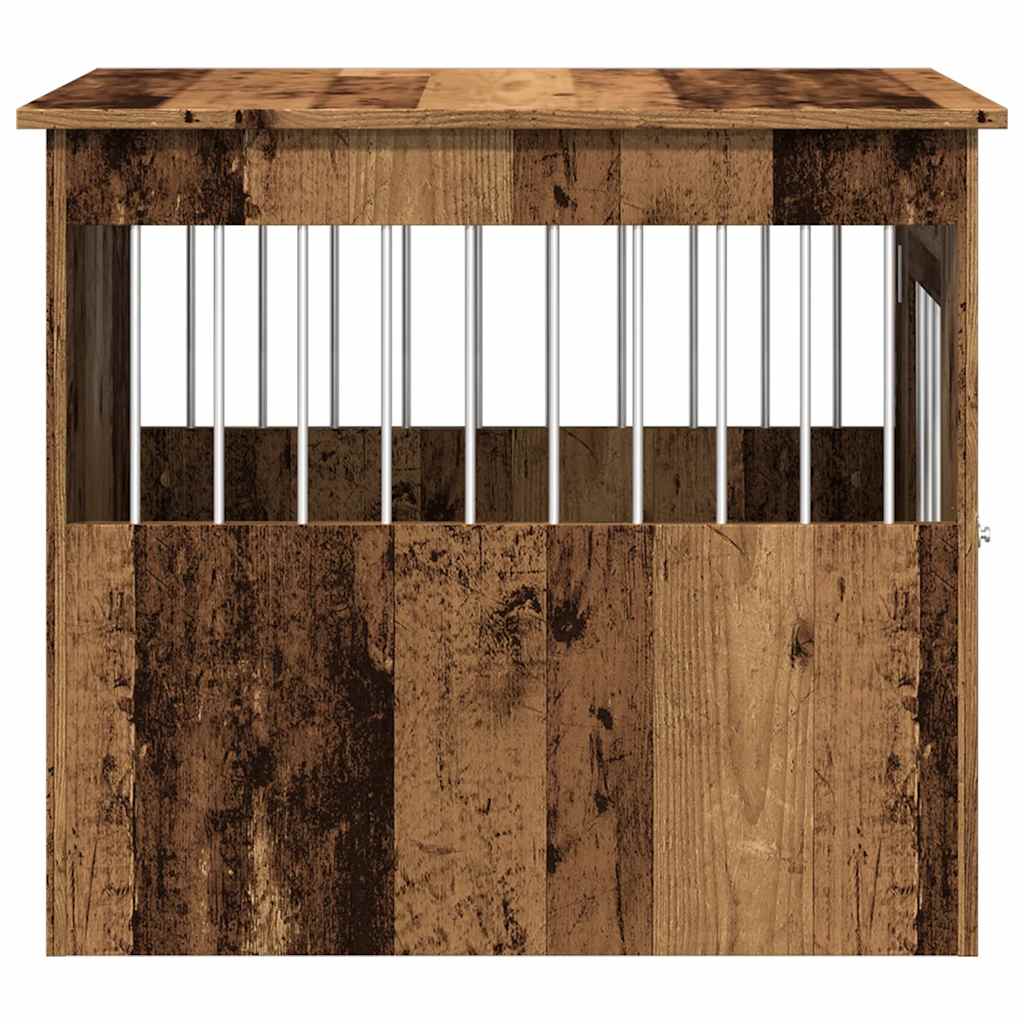 Gabbia Cani da Arredamento Legno Antico Legno Multistrato - homemem39